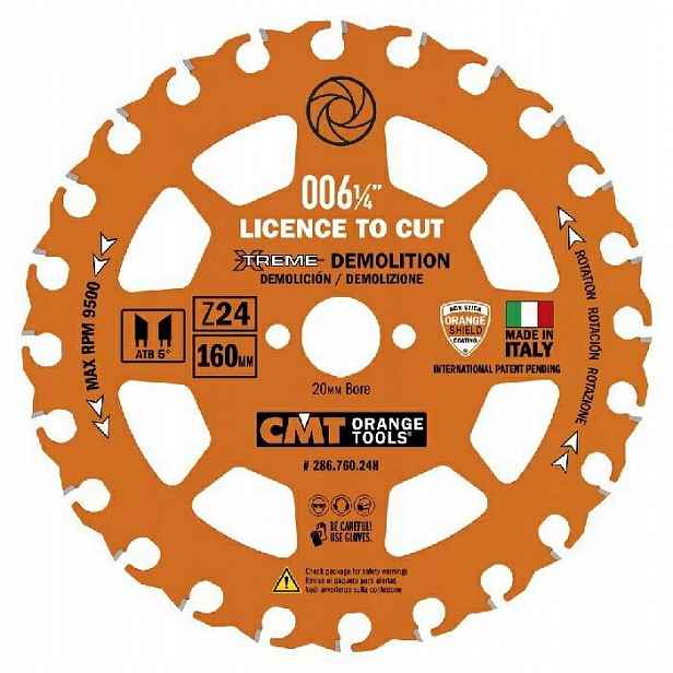 Cmt 286.760.24H Pila Hm D=160 Z=24 F=20 K/P=2,3,/1,2 mm