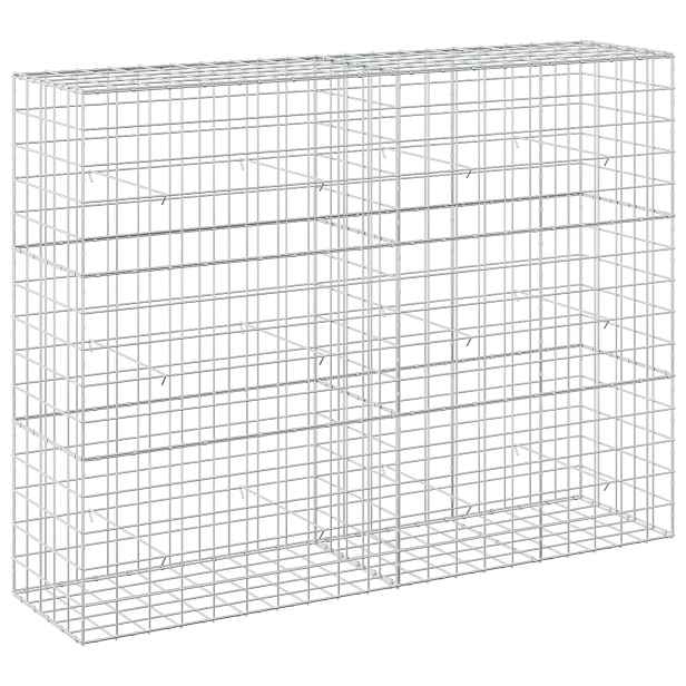 vidaXL Gabion s drátem 5 mm a síťkou 10x10 cm 200x50x150 cm