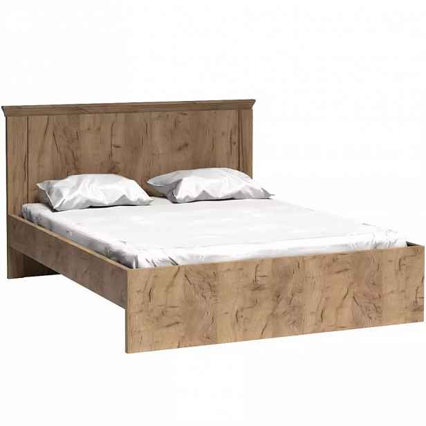 Postel Antica 205cm Dub Kraft Zlatý