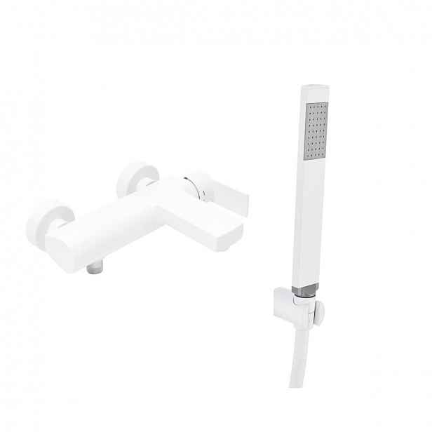 Vanová baterie SAT B-Way s vanovým setem 150 mm bílá matná SATBSBW222BSET1
