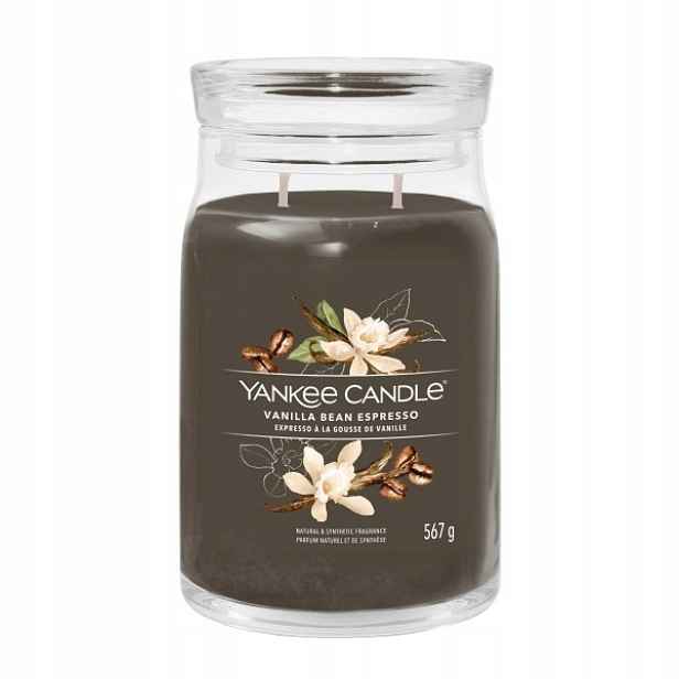 Yankee Candle Vanilla Bean Espresso velká vonná svíčka 567 g
