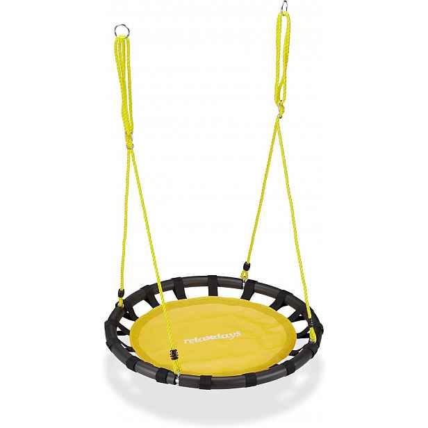 Zahradní Hnízdní Houpačka Kulatá 80 CM Do 100 Kg