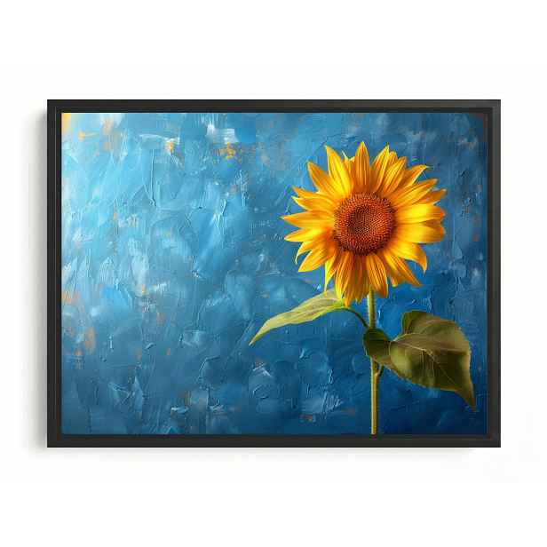 Obraz Rám Americký Box Příroda Květ Slunečnice Rostlinka 80x60