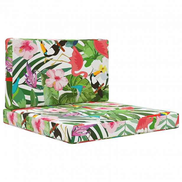 vidaXL Venkovní polštář na pohovku Polyester pestrá 80 x 80 cm