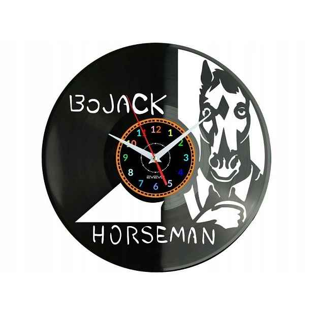 Kůň Nástěnné hodiny Vinylová deska Moderní dekorativní jako Dárek k narozeninám