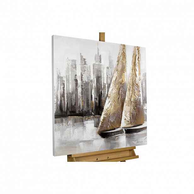 KUNSTLOFT OLEJOMALBA 80/80 cm, Moře a pláž