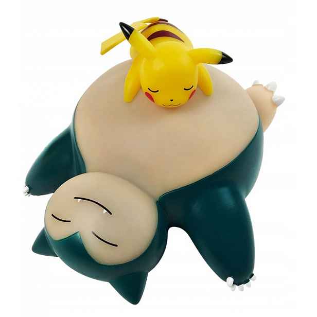 Lampička Pokemon Pikachu & Snorlax Sleeping 25cm