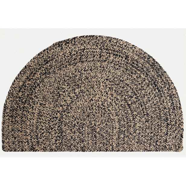 Ručně vázaná rohožka Eclipse J 53 Natural, 50x80, béžová, chodba / předsíň, Diamond Carpets India