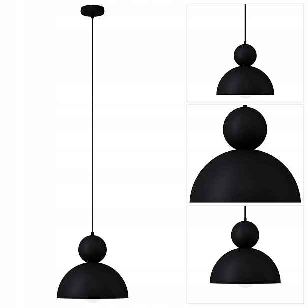 Závěsná černá Mosaic nastavitelná vyřezávaná forma v obývacím pokoji Sigma Lighting