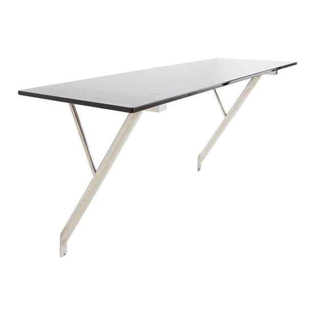 Závěsný pracovní stůl nástěnný se skleněnou deskou 40x120 cm Kullaberg – Jotex