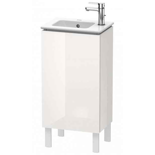Duravit L-Cube - Umyvadlová skříňka 86x42x29 cm, pravá, 1 dvířka, lesklá bílá LC6273R2222