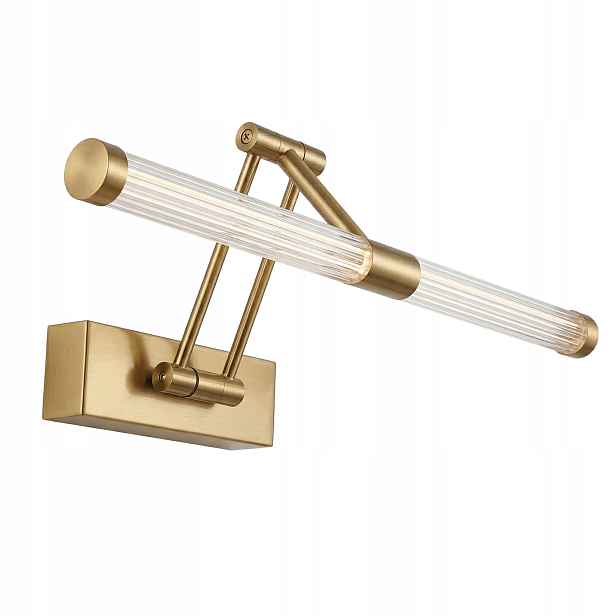 Koupelnová Nástěnná Lampa Nad Zrcadlo APP1900-1W 60 cm Zlatá Kartáčovaná