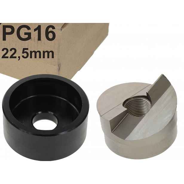 kulatý vykrajovač otvorů Va 22,5 mm PG16 Inox