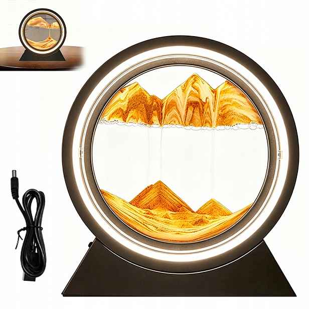 Noční lampa Led 3D Létající písek pro malování