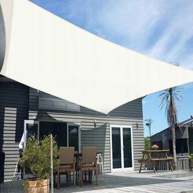 Stínící plachta Hdpe 3,6x4 m UPF50+ terasa zahrada balkon terasa