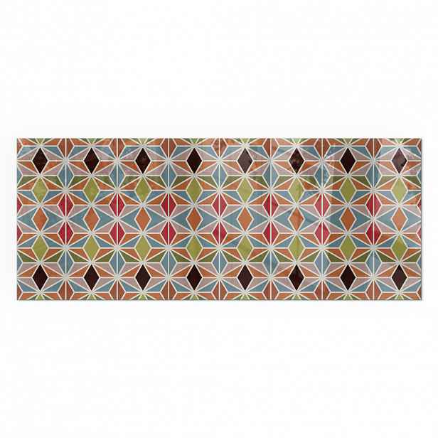 TULUP PODLOŽKA POD KRB 125x50 cm - Polygonální vzory v mřížce