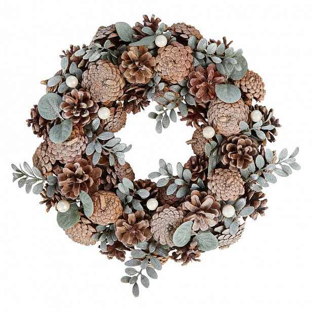 Butlers FLORISTA Věnec šišky a eukalyptus 33 cm