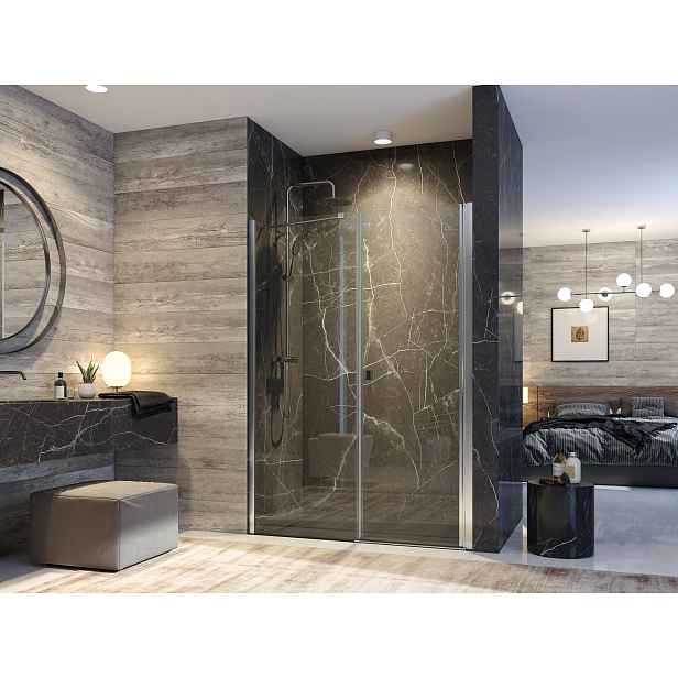 Glass B7 135 CHROM Sprchové dveře do niky 132 - 136 cm