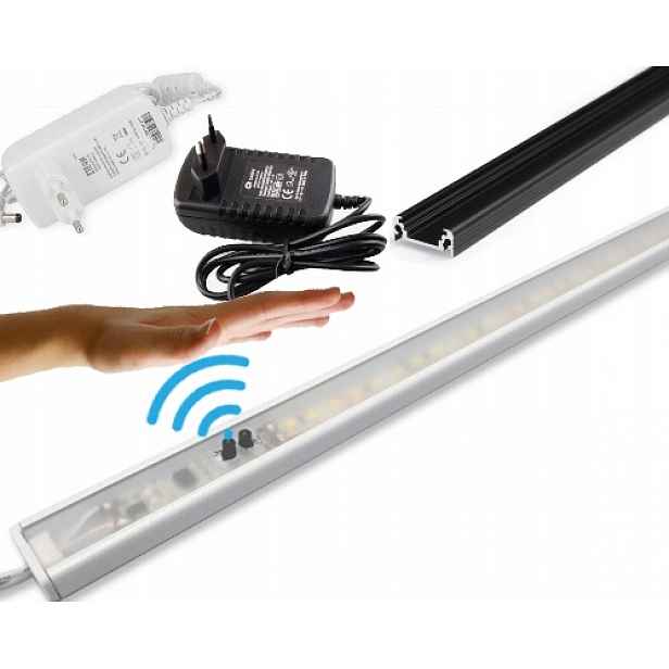 Led Bezdotyková podskříňová lampa 60 Bílá/černá