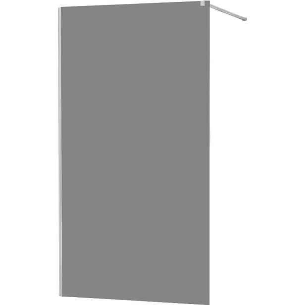 MEXEN - KIOTO Sprchová zástěna WALK-IN 100x200 cm 8 mm, chrom, kouřové sklo 800-100-101-01-40