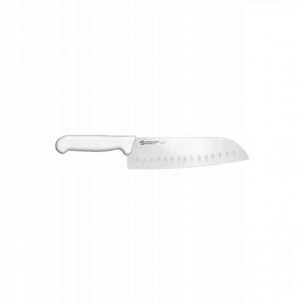 Nůž Santoku Sanelli Ambrogio Supra 18cm bílý s rukojetí