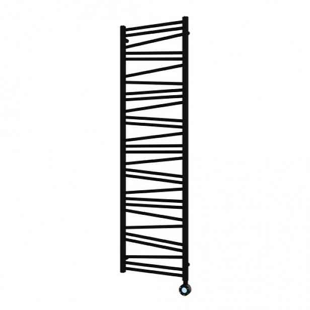 Radiátor elektrický SAT Lilon 169,5x50 cm černá matná SATRALI1695500EBL