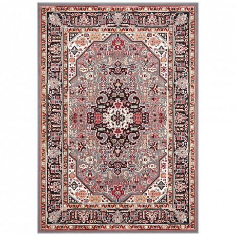 Šedo-hnědý koberec Nouristan Skazar Isfahan, 120 x 170 cm