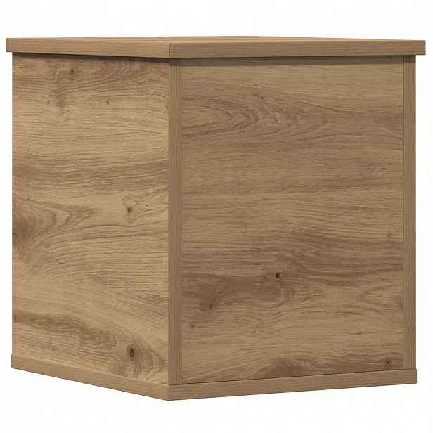 vidaXL Úložná krabice Artisanový dub 30 x 35 x 35 cm Kompozitní dřevo