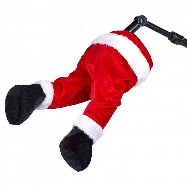 Butlers X-MAS Ozdoba nohy ve stromě Santa 35 cm