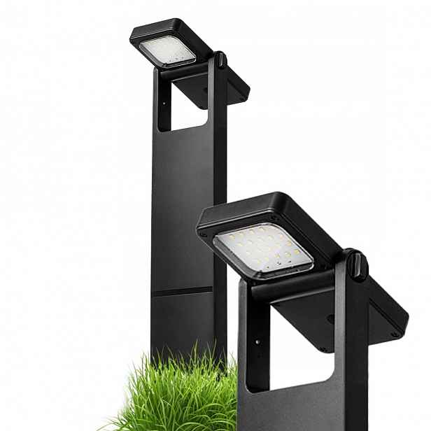 Solární Lampa Led Zahradní Zapichovací sloupek Snímač soumraku 3500K Zahrada 4x
