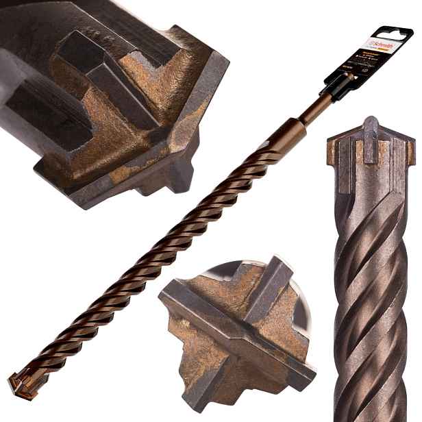 Vrták do betonu z cihel kamene Sds+ Plus MesserSchmith 22x460 mm Schmith