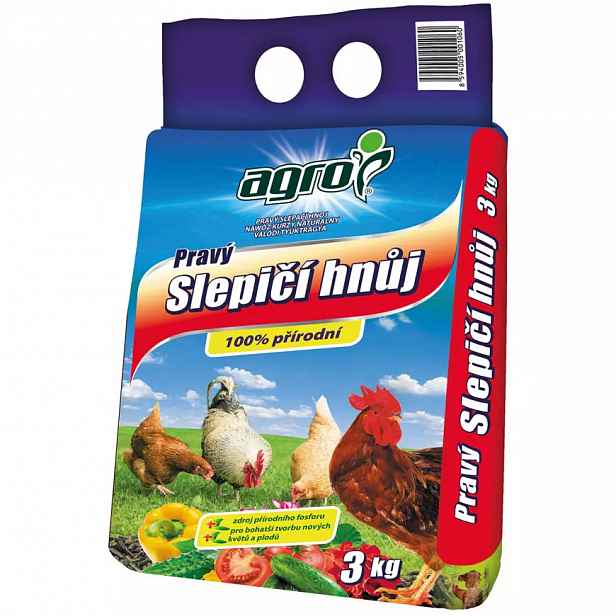 AGRO Slepičí hnůj 3 kg