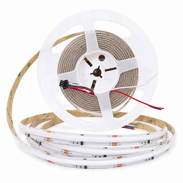 Led pásek Cob Pro Digitální Rgbic WS2811 12V Vícebarevný 576 LED/m IP20 5 m