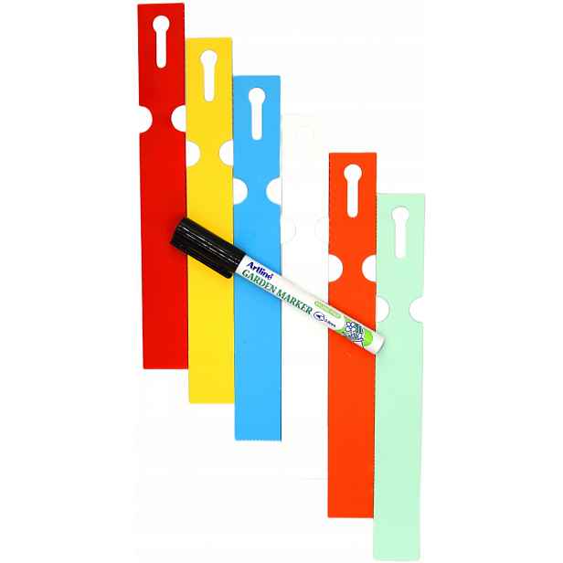 Marker 6 smyčkové etikety pro popis rostlin 200x25 mm (25x200) 600 ks
