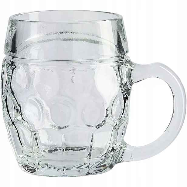 Sklenice na pivo Džbán cejch 0,5 l s uchem Stulzle-oberglas Tübinger 6 ks