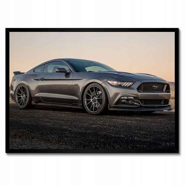Plakáty v rámu 70x50 Ford Mustang vyrobené v Usa