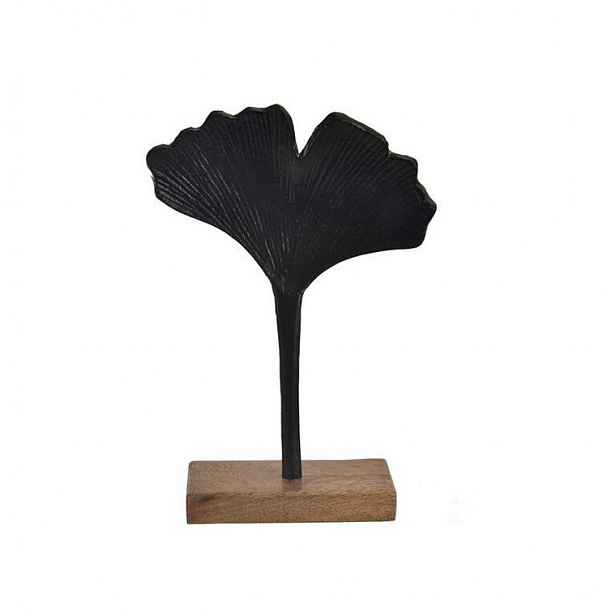 Bytová dekorace GINKGO BILOBA Black 30 cm