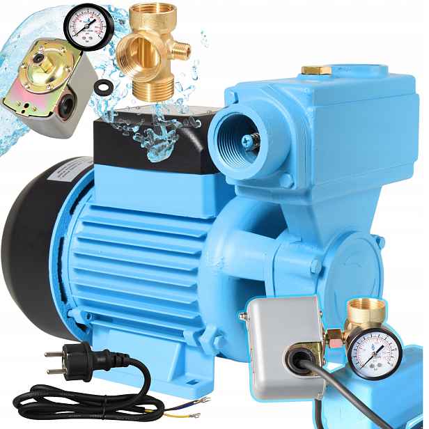 Pumpa Na Vodu 750W 50 l/min Hydroforová Samonasávací pro studnu zahrady