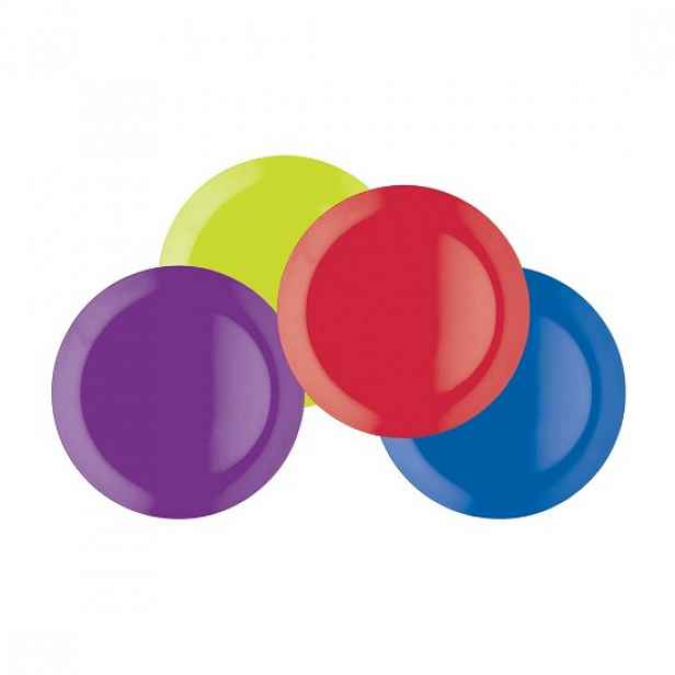 Sada 4 melaminových talířů, 23 cm - Colourworks