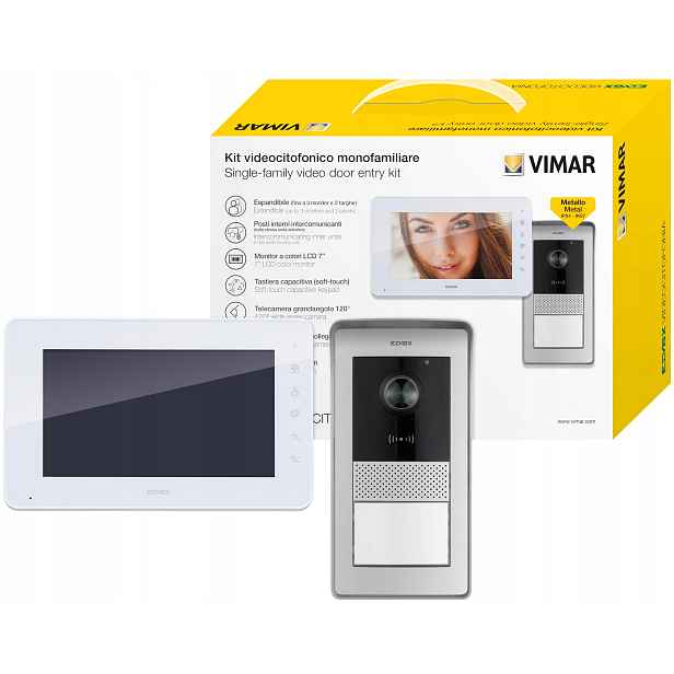 Sada videotelefonů Vimar K42930 kapacitní Rfid klávesnice