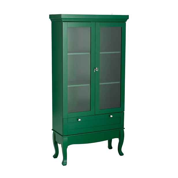 Zelená závěsná vitrína z MDF 85x170,5x35 cm Prato – Ellos Home