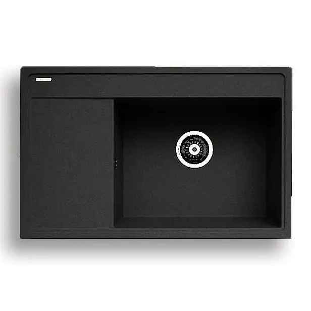 Casarredo Pyragranitový dřez CAMEA 1B 1D RH (79x50) black