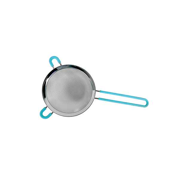 PROHOME - Cedník se silikonovou rukojetí 12cm