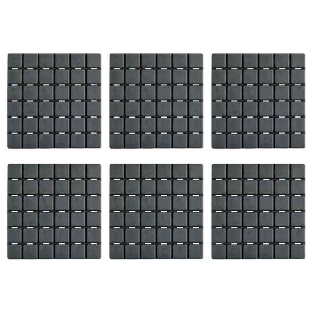 Protiskluzové podložky v sadě 5 ks do vany 13x13 cm Quadro – MSV