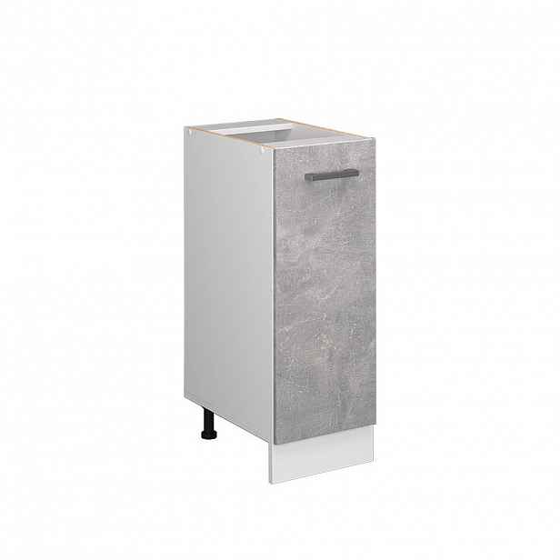 Vicco UNIVERZÁLNÍ ZÁKLADNÍ JEDNOTKA R-Line Beton 30 cm s dvířky, bez pracovní desky