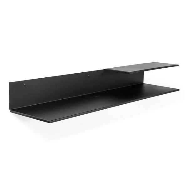 Černá patrová ocelová police 119 cm Folio – Spinder Design