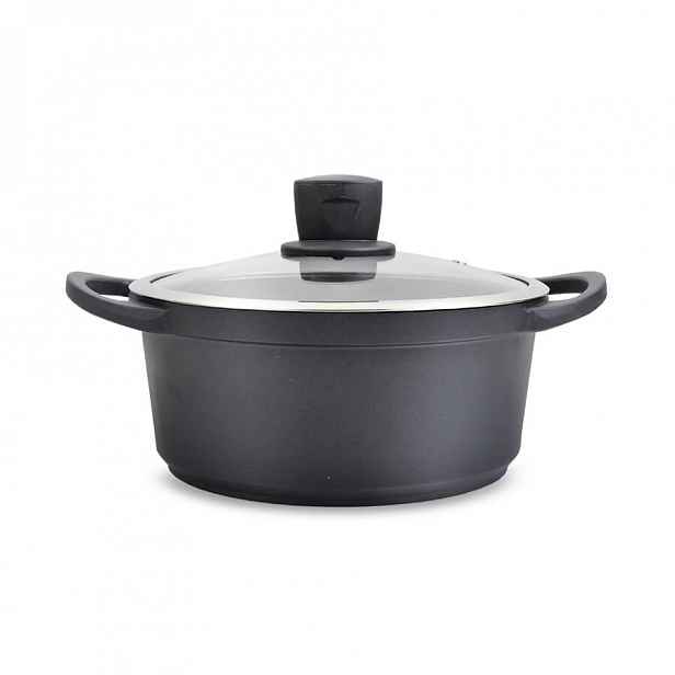 Hliníkový Hrnec s poklicí Non-stick indukce 24 cm 4,3 l Maestro MR-4324