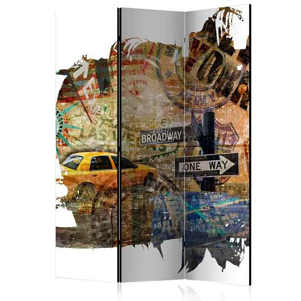 Paraván New York Collage Dekorhome