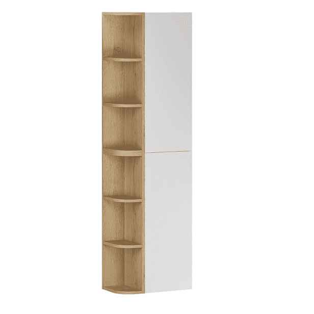 ArtCom Vysoká skříňka ASTER WHITE ASG 2SP/2URSM
