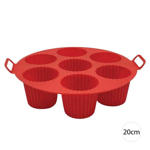 Perfect Home Silikonová forma na muffiny do horkovzdušné fritézy 20 cm, 98082